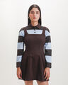 Vestido Mini Caf&eacute;,CAFE