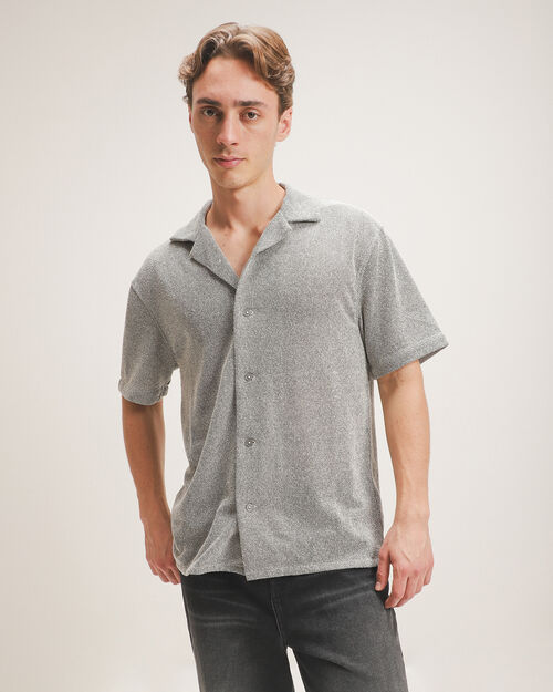 Camisa Negra Manga Corta