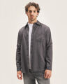 Camisa Cuadros Beige,GRIS OBSCURO