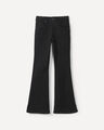 Jeans Flare Negro,NEGRO