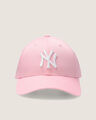 Gorra Mlb Yankees Visera Curva Rosa,ROSA PALIDO