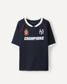 Playera Dise&ntilde;o Deportivo,AZUL MARINO