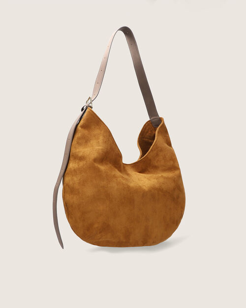 Bolso Hobo Con Textura
