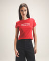 Playera B&aacute;sica Verde,ROJO