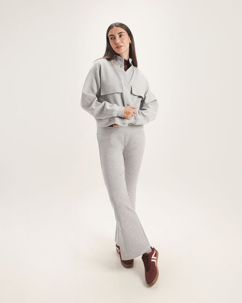 Sudadera Gris Cuello Alto