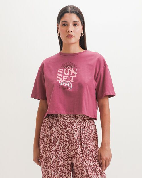 Playera Cropped Dise&ntilde;o