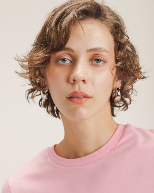 Playera Rosa Manga Corta