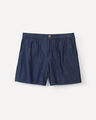 Short Con Pinzas,AZUL INDIGO