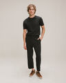 Pantalón Fit Regular Gris,NEGRO