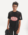 Playera Negra Relaxed,NEGRO