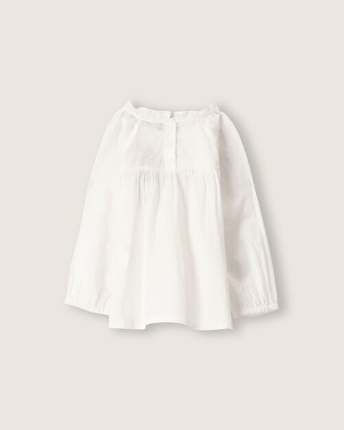 Blusa Blanca Manga Larga