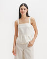 Top P&eacute;plum Beige,CRUDO