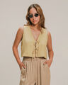 Chaleco Cropped Lazos,ARENA