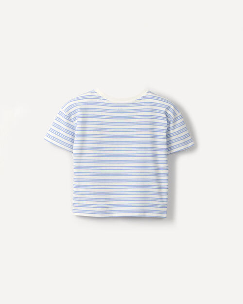 Playera Azul Rayas