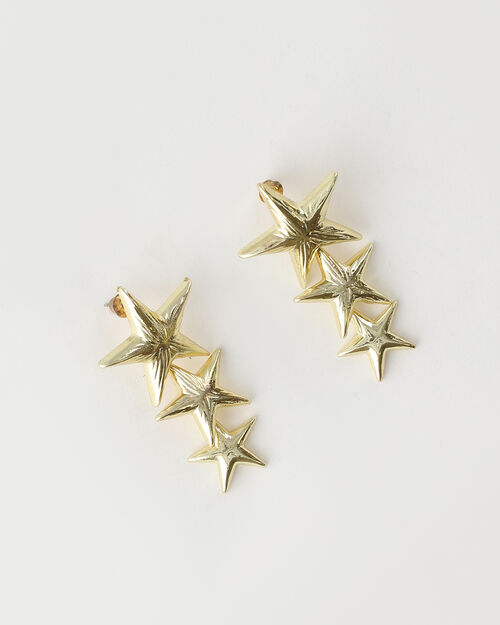 Aretes Estrellas Doradas