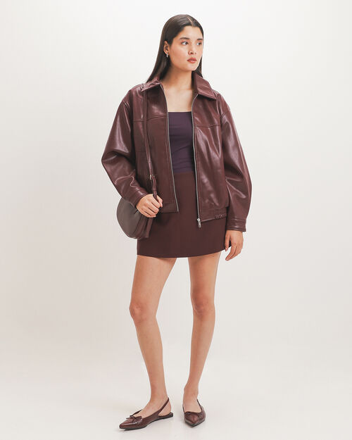 Chamarra Bomber Roja