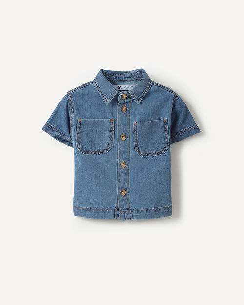 Sobrecamisa De Mezclilla