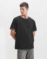 Playera Slim Contraste,NEGRO