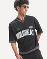 Playera Jersey Oversize,NEGRO