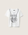 Playera Blanca Manga Corta,BLANCO