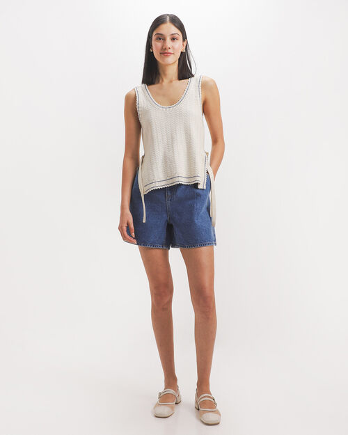 Short Loose Azul