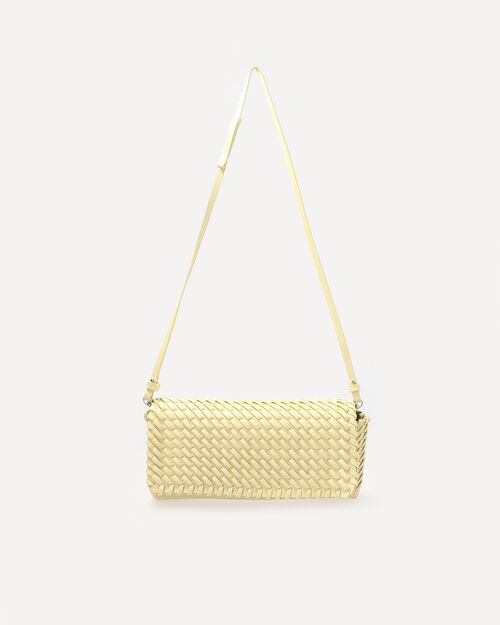 Bolso Trenzado Amarillo
