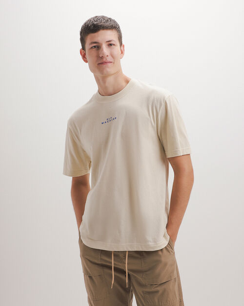 Playera Beige Estampada