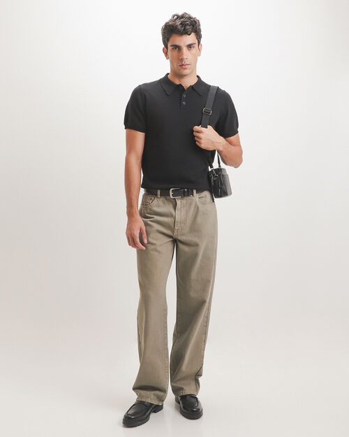 Polo Regular Negra