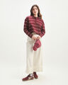 Pantalón Beige Wide Leg,BLANCO