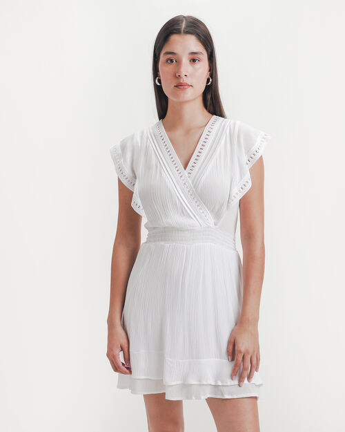 Vestido Corto Blanco