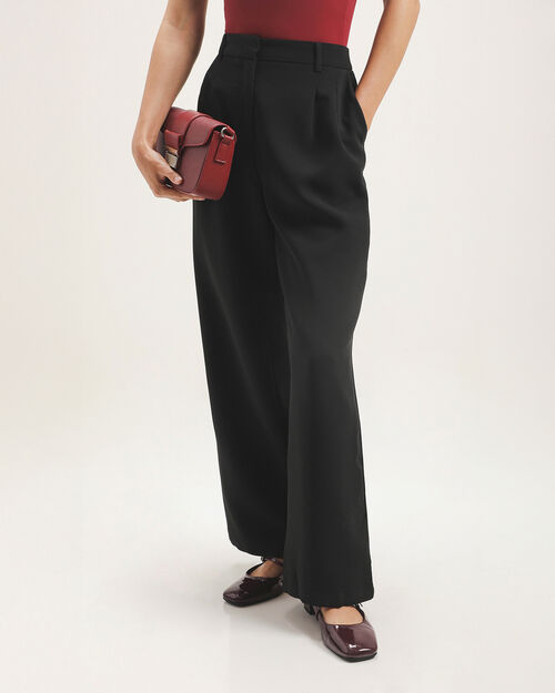 Pantalón Wide Leg Negro