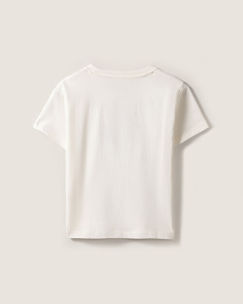 Playera Blanca Diseño Flor