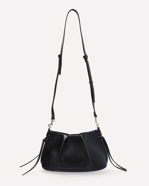 Bolso Negro Cordones