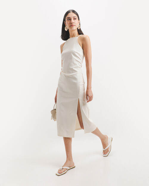 Vestido Halter Blanco