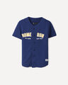 Playera Beisbolera Azul,AZUL MARINO