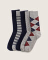 Pack De Calcetines Largos,GRIS OBSCURO