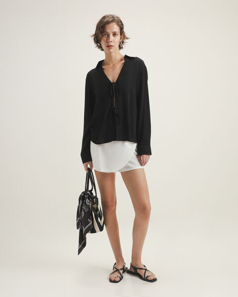 Short Falda Blanca