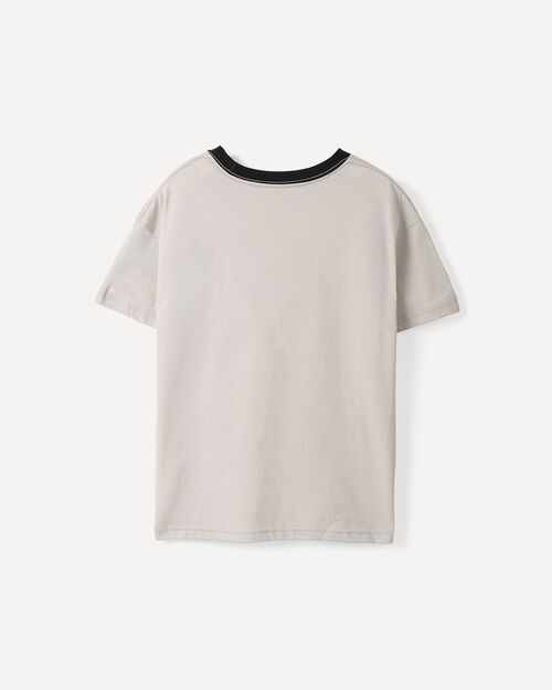 Playera Gris Relaxed