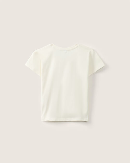 Playera Beige Estampada
