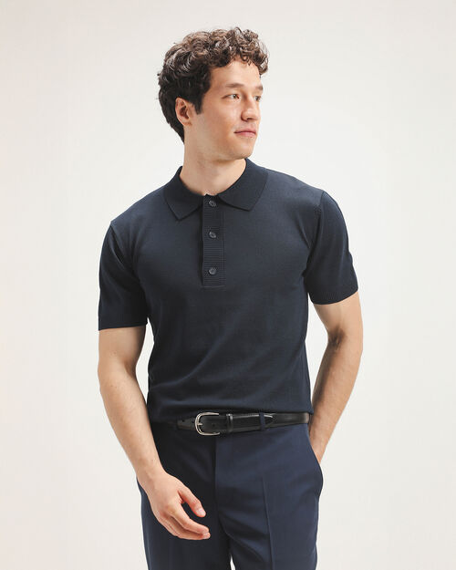 Polo Relaxed Azul