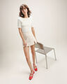 Short Falda Gris,CREMA