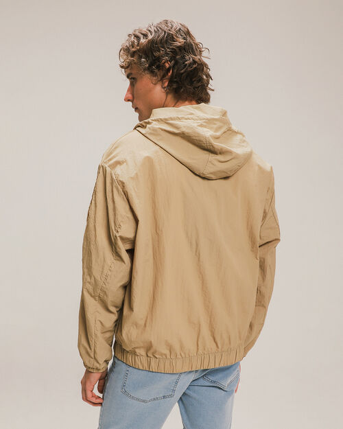 Chamarra Impermeable Beige