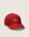 Gorra Beige Con Bordado,ROJO VINO