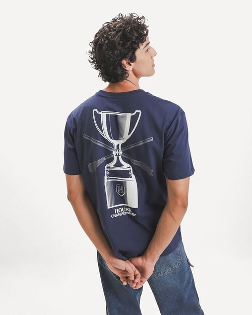 Playera Azul Hogwarts