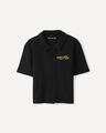 Camisa Negra Boxy,NEGRO