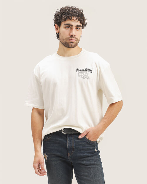 Playera Blanca Manga Corta