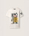 Playera Estampada Manga Corta,BLANCO