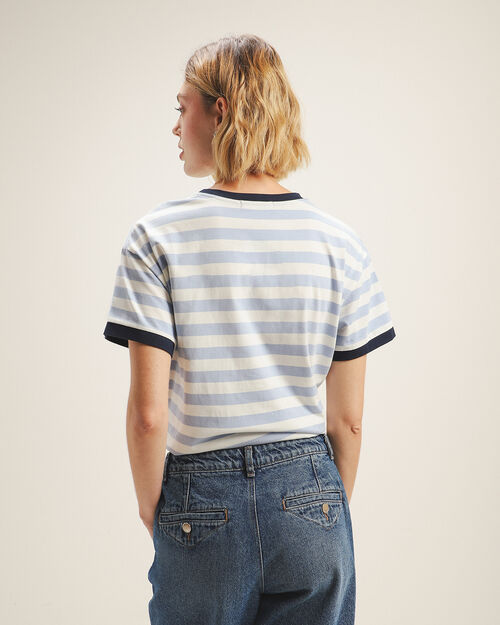 Playera Relaxed Rayas