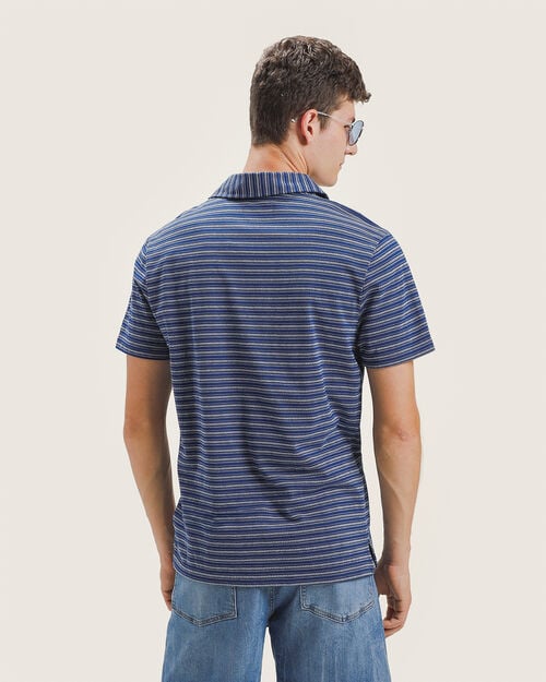 Polo Azul Rayas