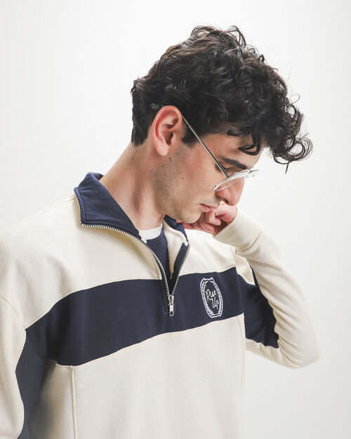 Sudadera Relaxed Beige